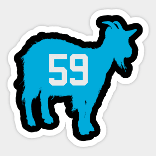 Luke Kuechly "GOAT" Sticker